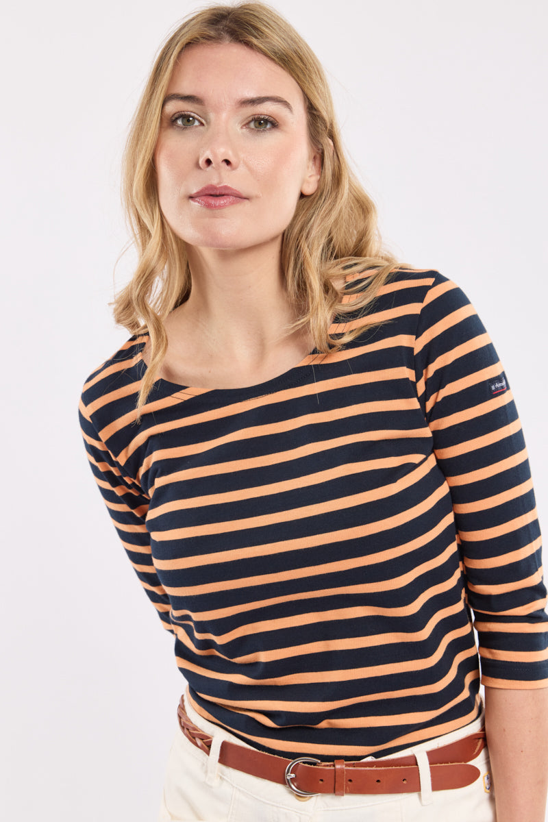 armor-lux-marini-re-femme-manches-3-4-coton-lourd image 4