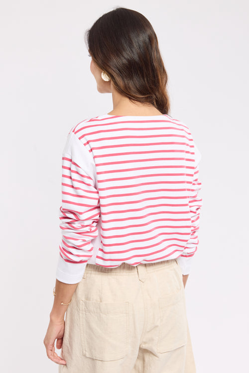 armor-lux-marini-re-femme-col-la-age-coton-pais image 5
