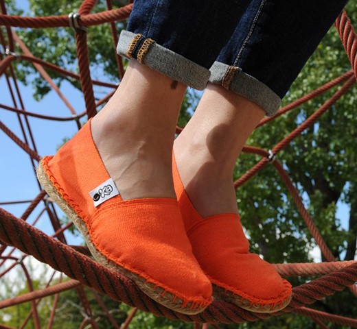 archiduchesse-espadrilles-orange-citrouille-toile-coton-r-g-n-r image 2