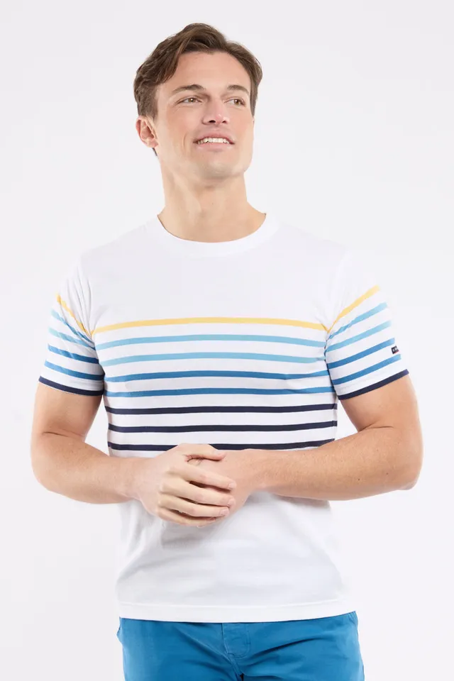 armor-lux-h-ritage-t-shirt-ray-homme-coton-l-ger-135g image 1