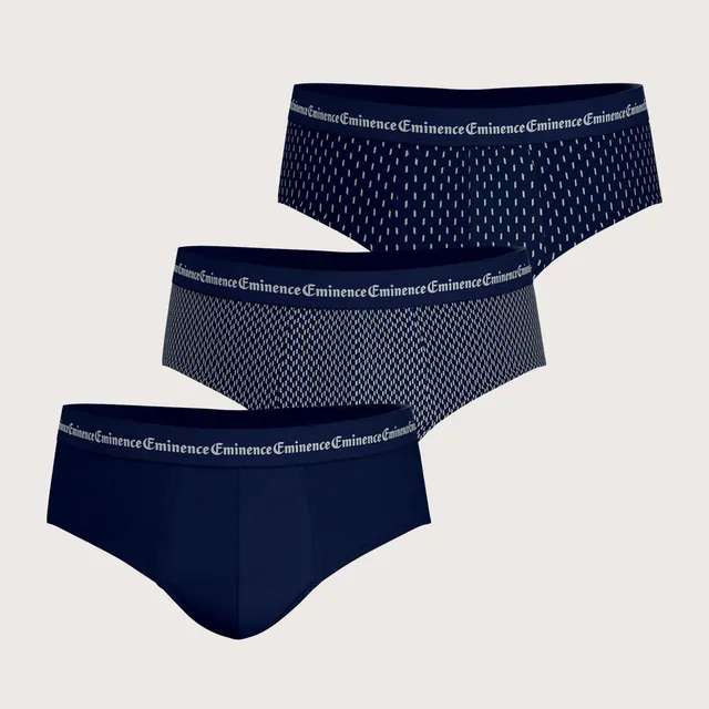 eminence-business-print-lot-de-3-slips-homme image 1