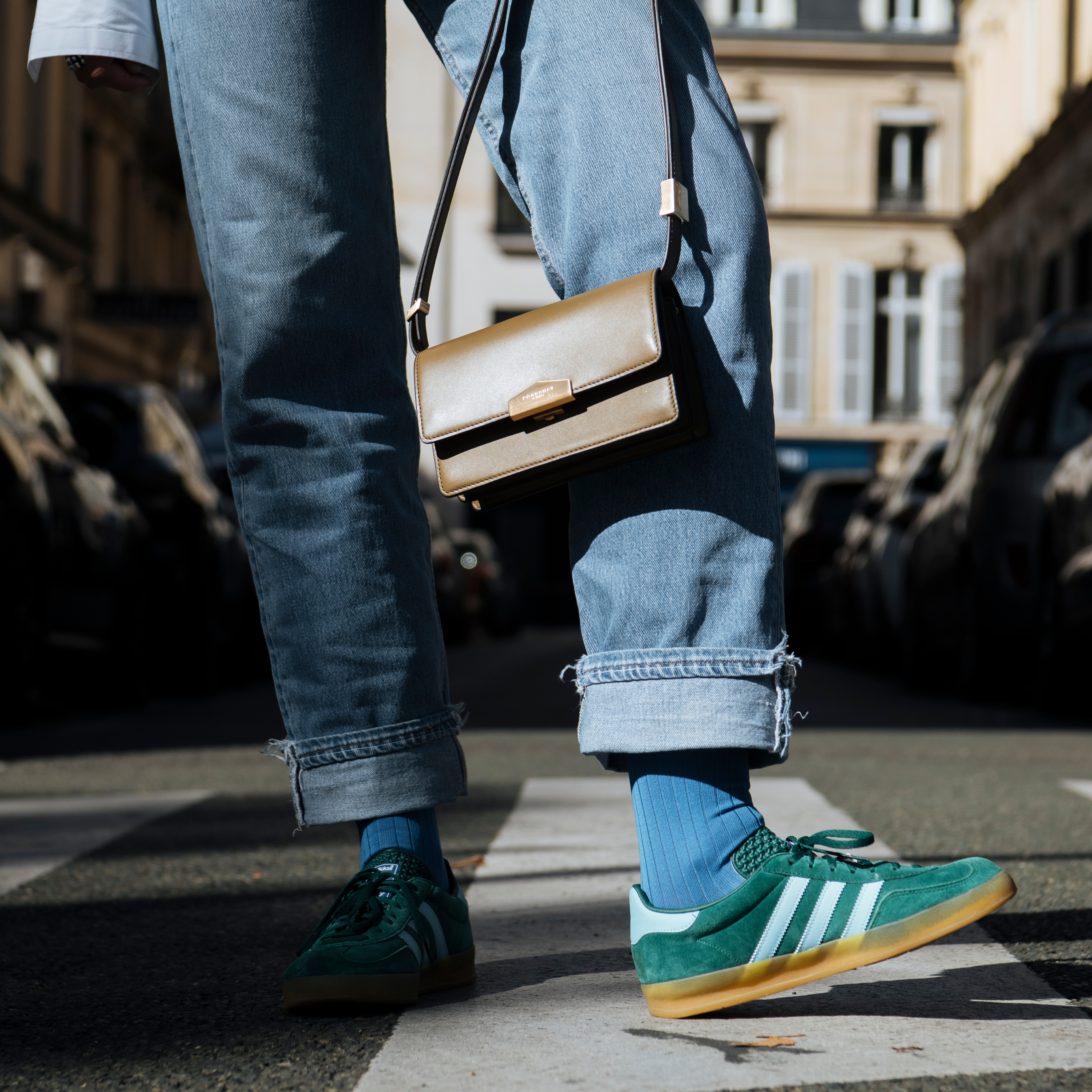 archiduchesse-chaussettes-de-luxe-fil-d-cosse-bleu-p-trole-mi-hautes image 5