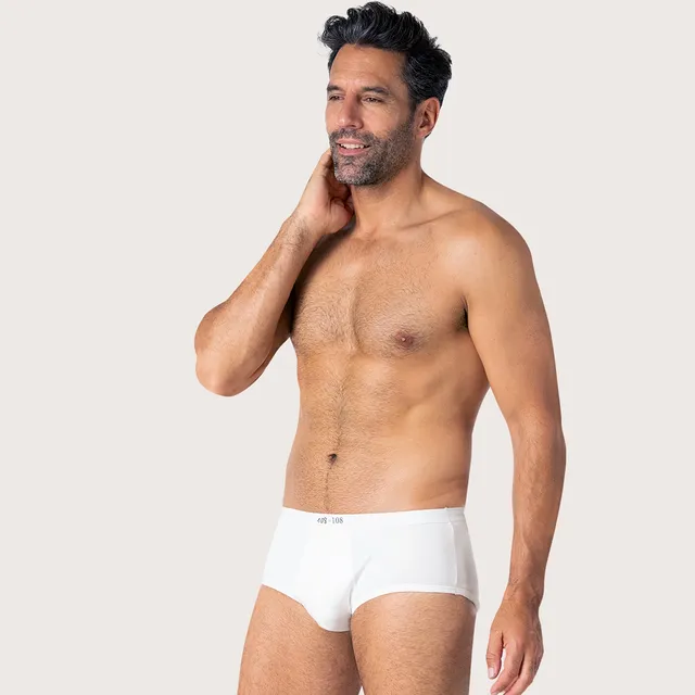 slip-taille-haute-ouvert-pur-coton-premium-eminence-blanc image 1