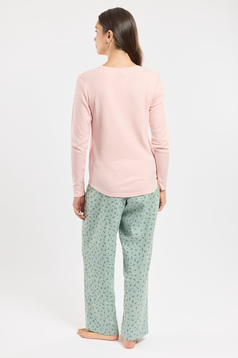 armor-lux-pyjama-long-femme-coton-et-capoc image 3