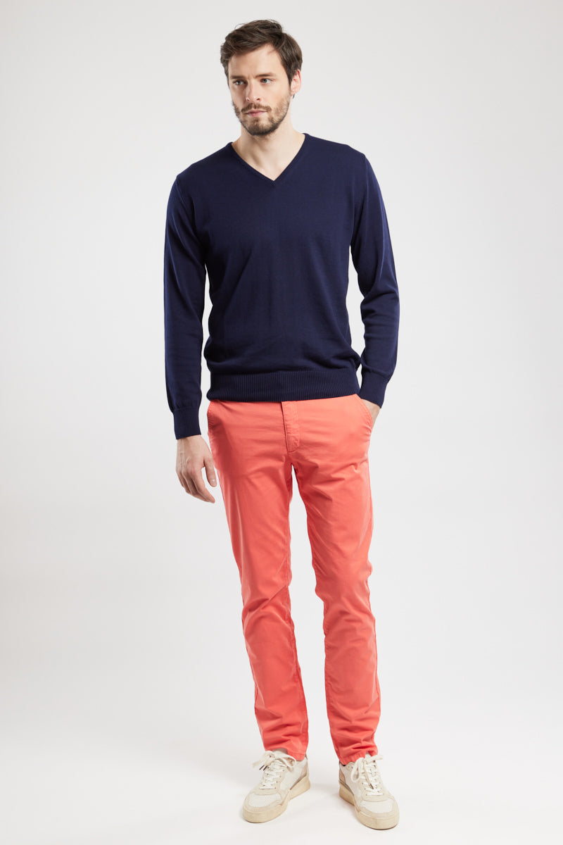 armor-lux-chino-coupe-droite-homme-pantalon-coton-stretch image 1