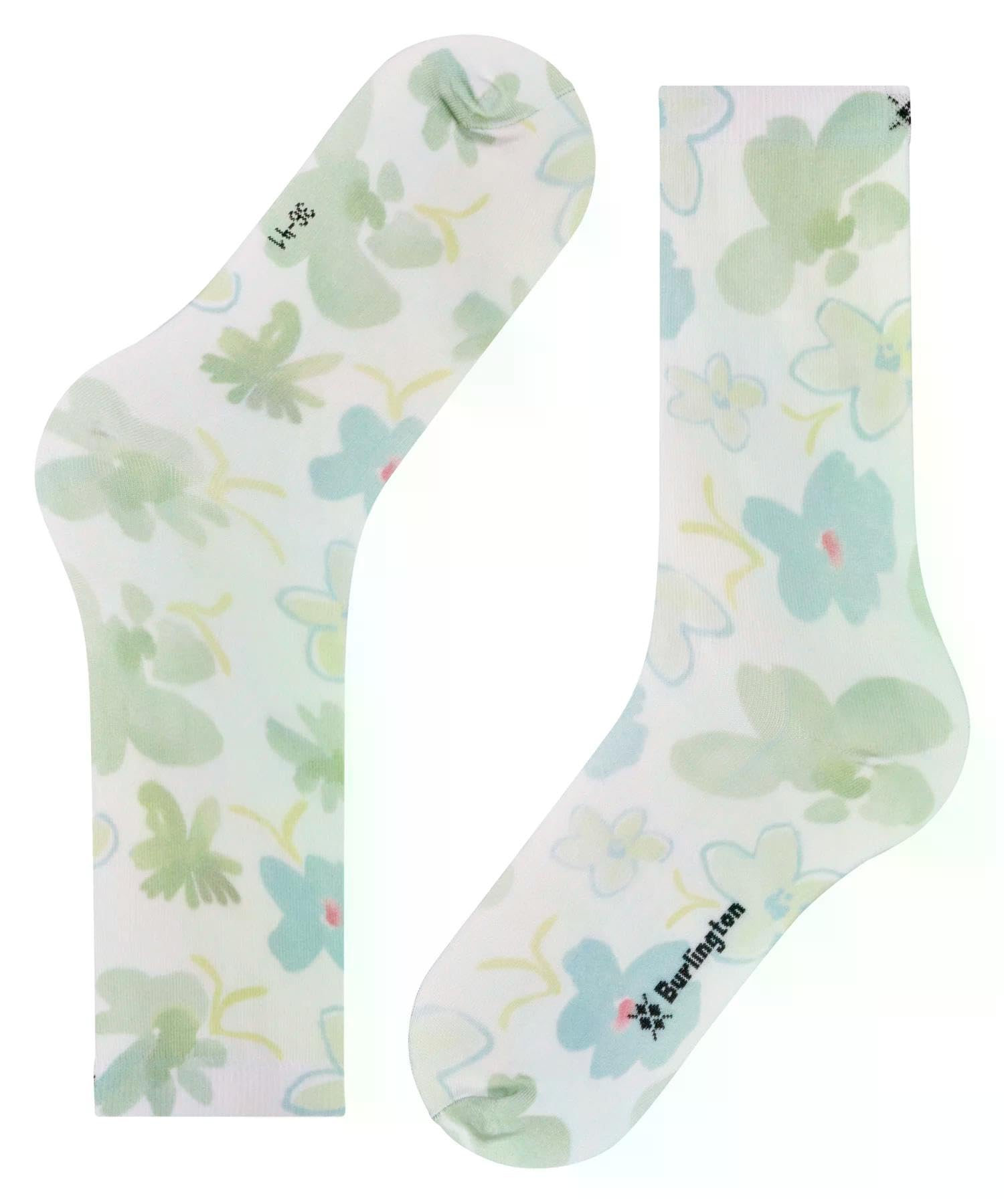 burlington-garden-bloom-socquettes-femme-coton-fantaisie-blanc-white-2007-36-41 image 6