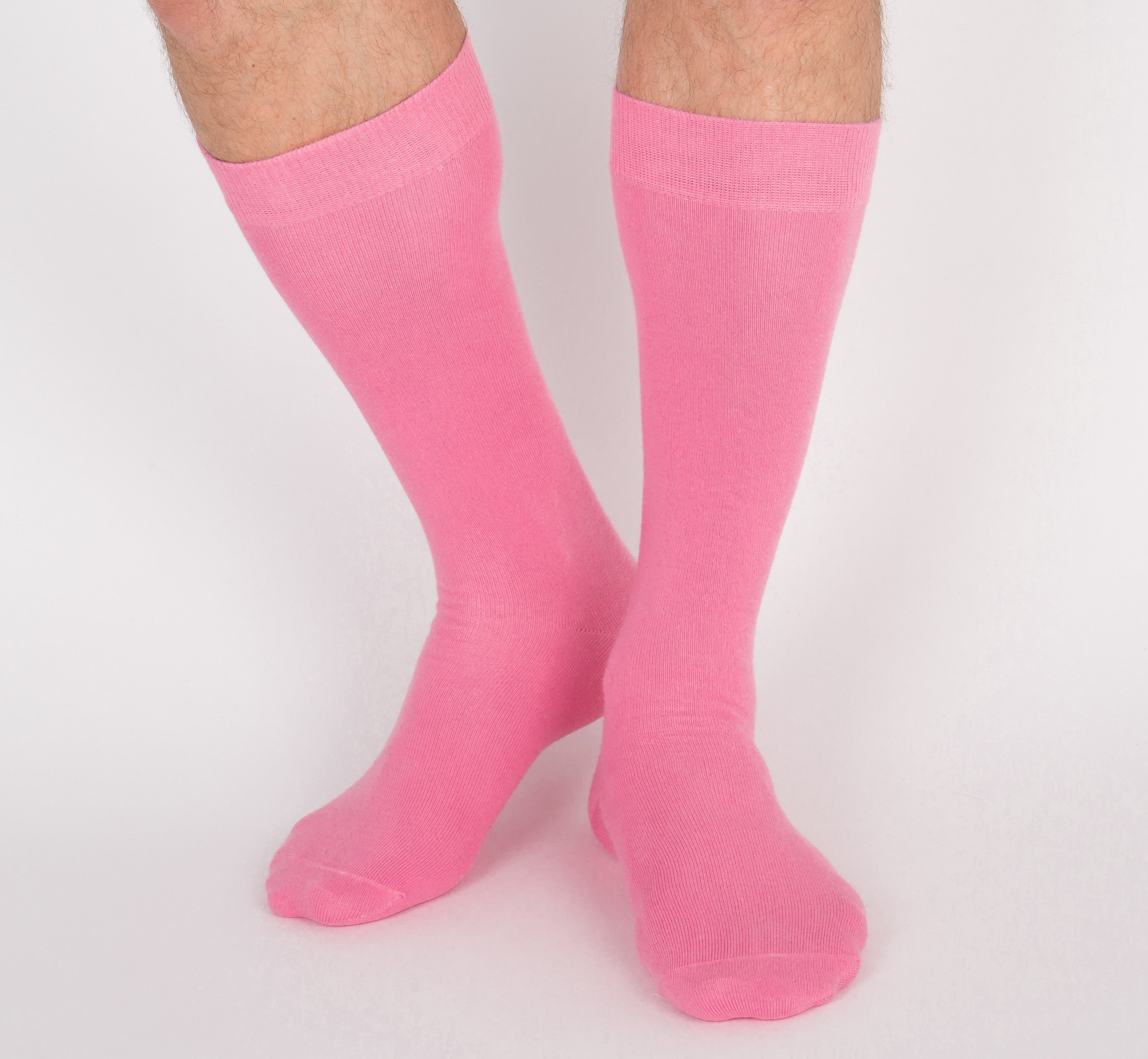archiduchesse-rose-panth-re-chaussettes-de-ville-mi-mollet-coton image 4