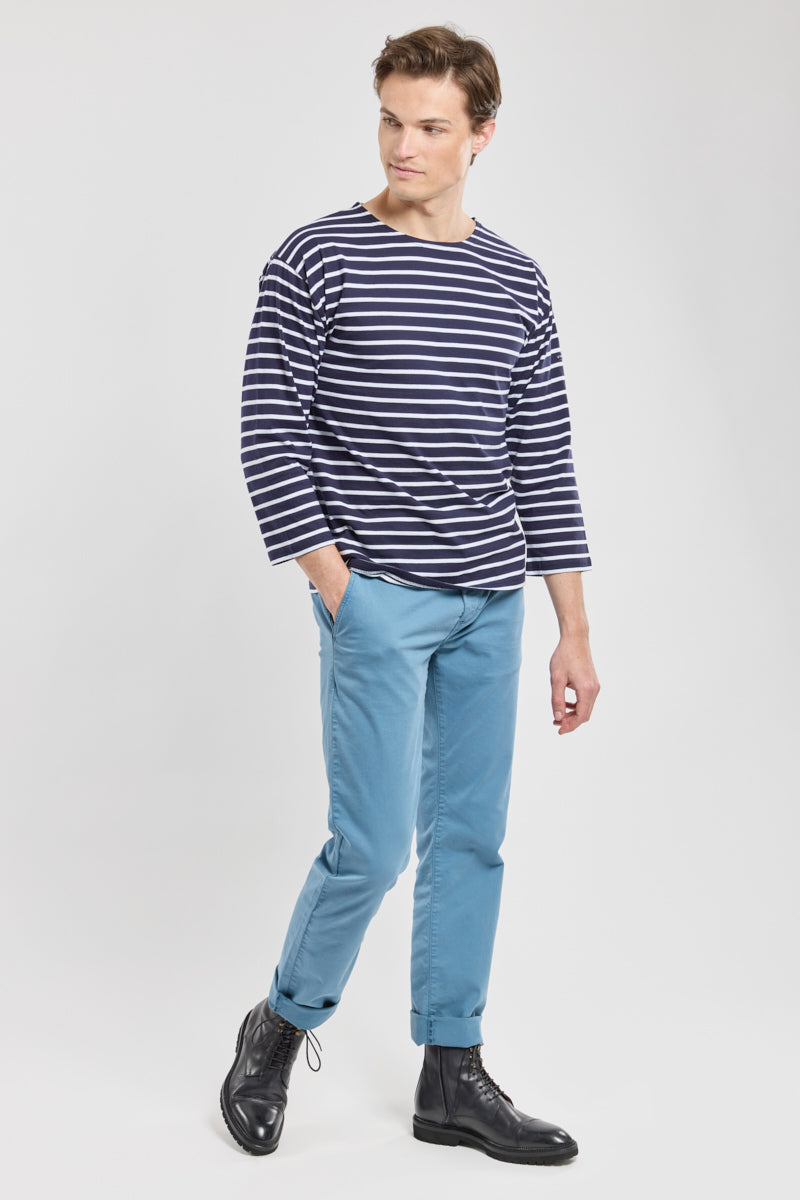 armor-lux-marini-re-beg-meil-homme-coton-l-ger-manches-3-4-col-bateau image 3
