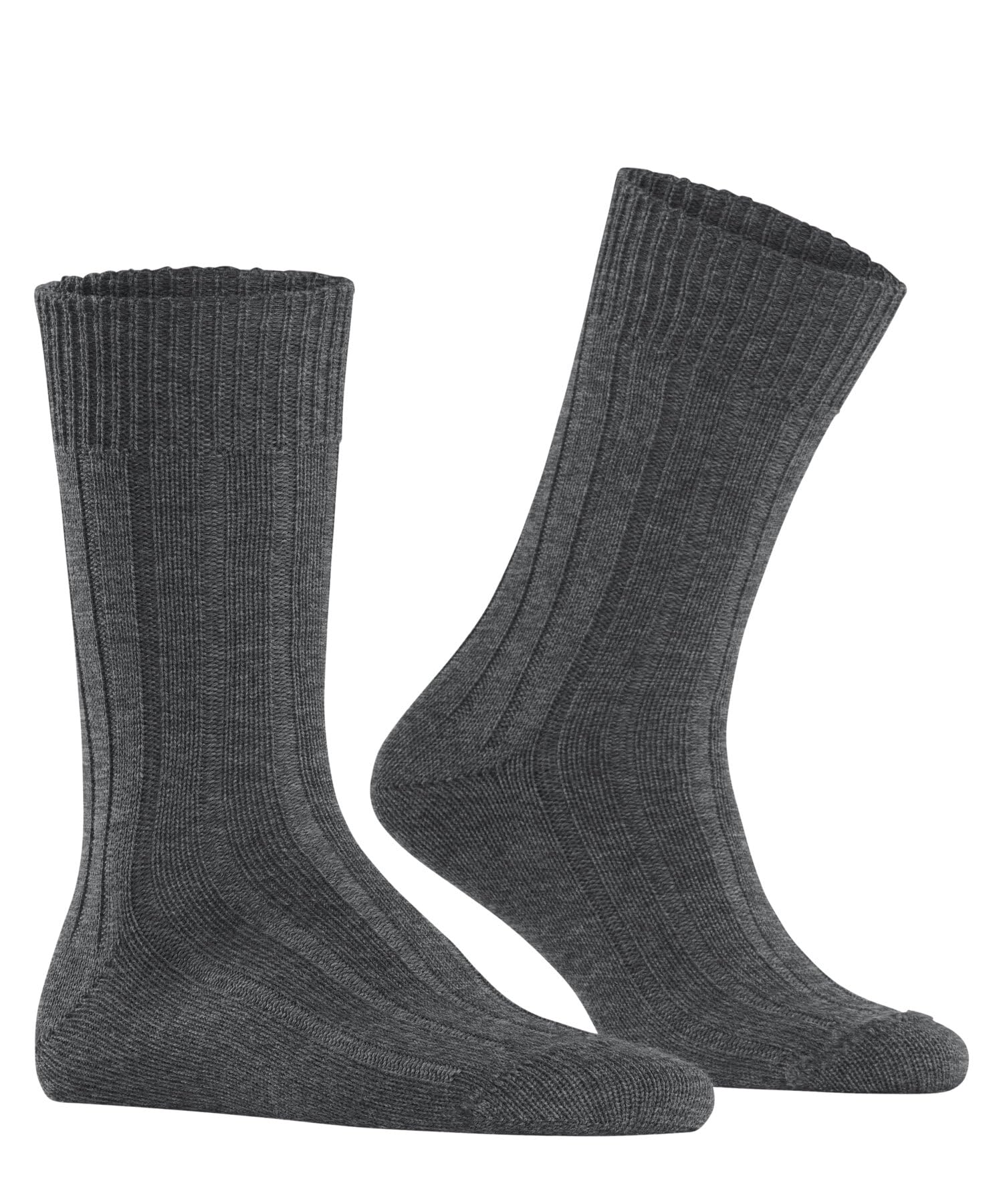burlington-chaussettes-dover-homme-laine-unie-gris-fonc-40-46 image 3