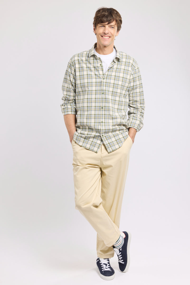 armor-lux-chemise-carreaux-h-ritage-homme-coton-lin image 3