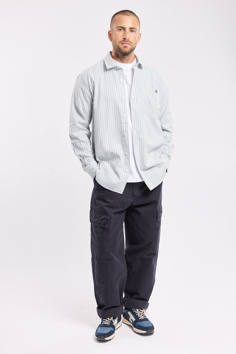 armor-lux-chemise-ray-e-deauville-homme-coton-et-lin image 1