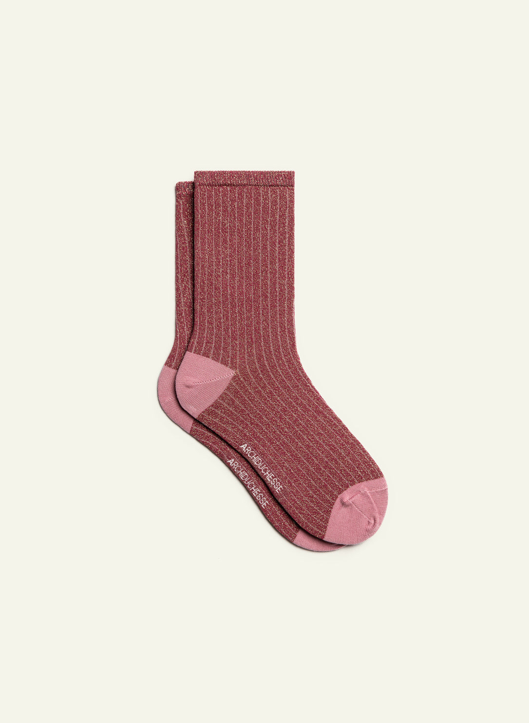 archiduchesse-paillet-e-brume-de-cassis-chaussettes-courtes-lurex image 2