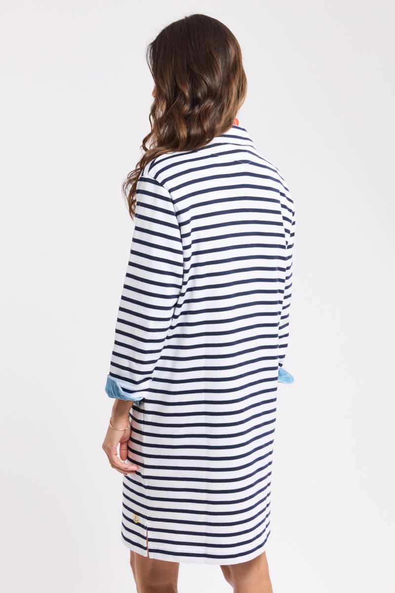 armor-lux-h-ritage-robe-vareuse-ray-e-coton-rustique-femme image 6