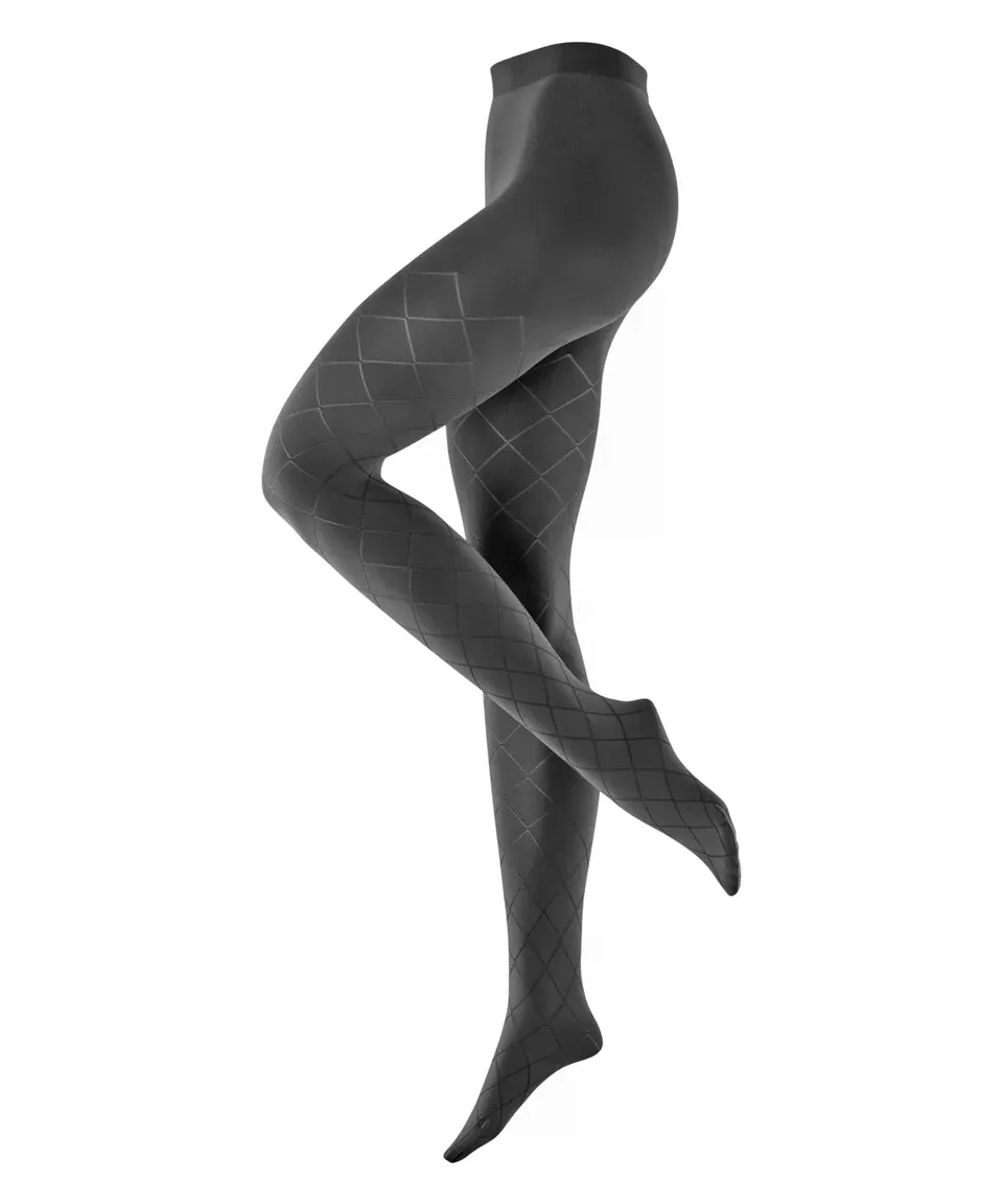 burlington-check-couture-collants-femme-opaque-gris-carbon-3275-36-38 image 1