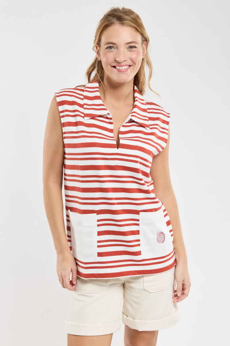 armor-lux-x-nolwenn-faligot-marini-re-sans-manches-tunique-femme image 1