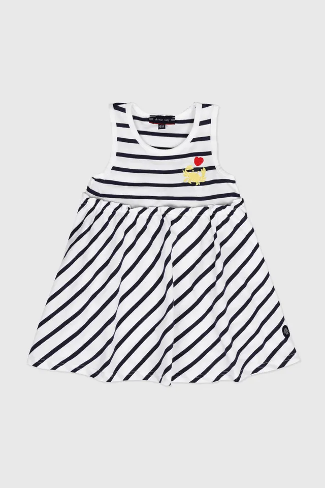 armor-lux-robe-ray-e-sans-manche-baby-coton image 1