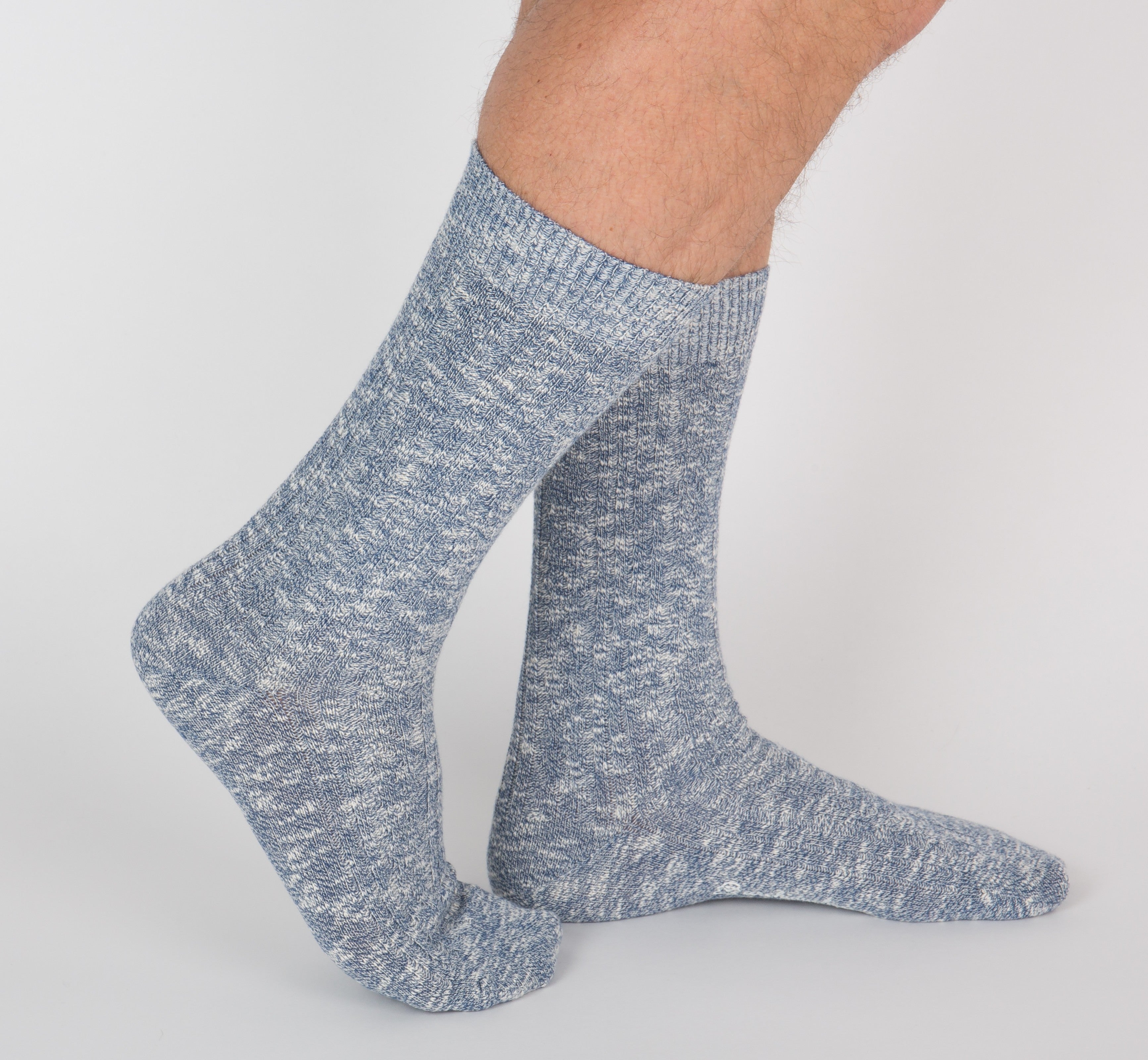 archiduchesse-d-hiver-bleu-chaussettes-cocooning-chaudes-paisses image 3