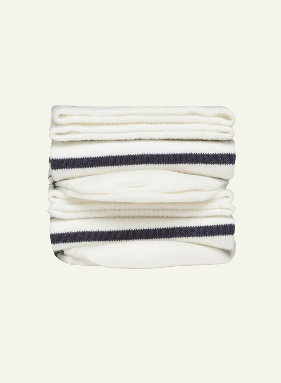 archiduchesse-b-nodet-chaussettes-courtes-ray-es-marine-blanc image 1