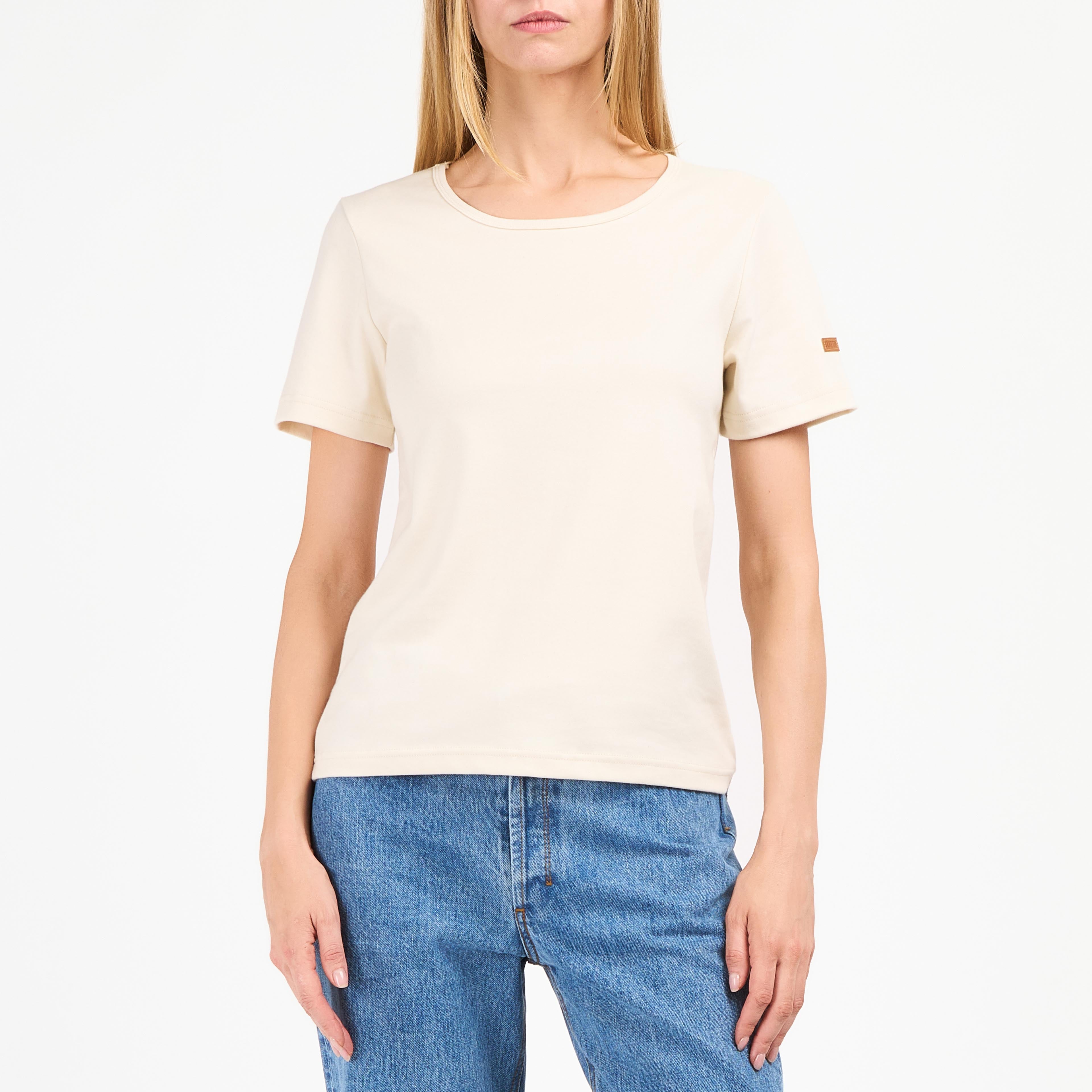 atelier-tuffery-causses-t-shirt-femme-col-rond-cru-coton-bio image 2