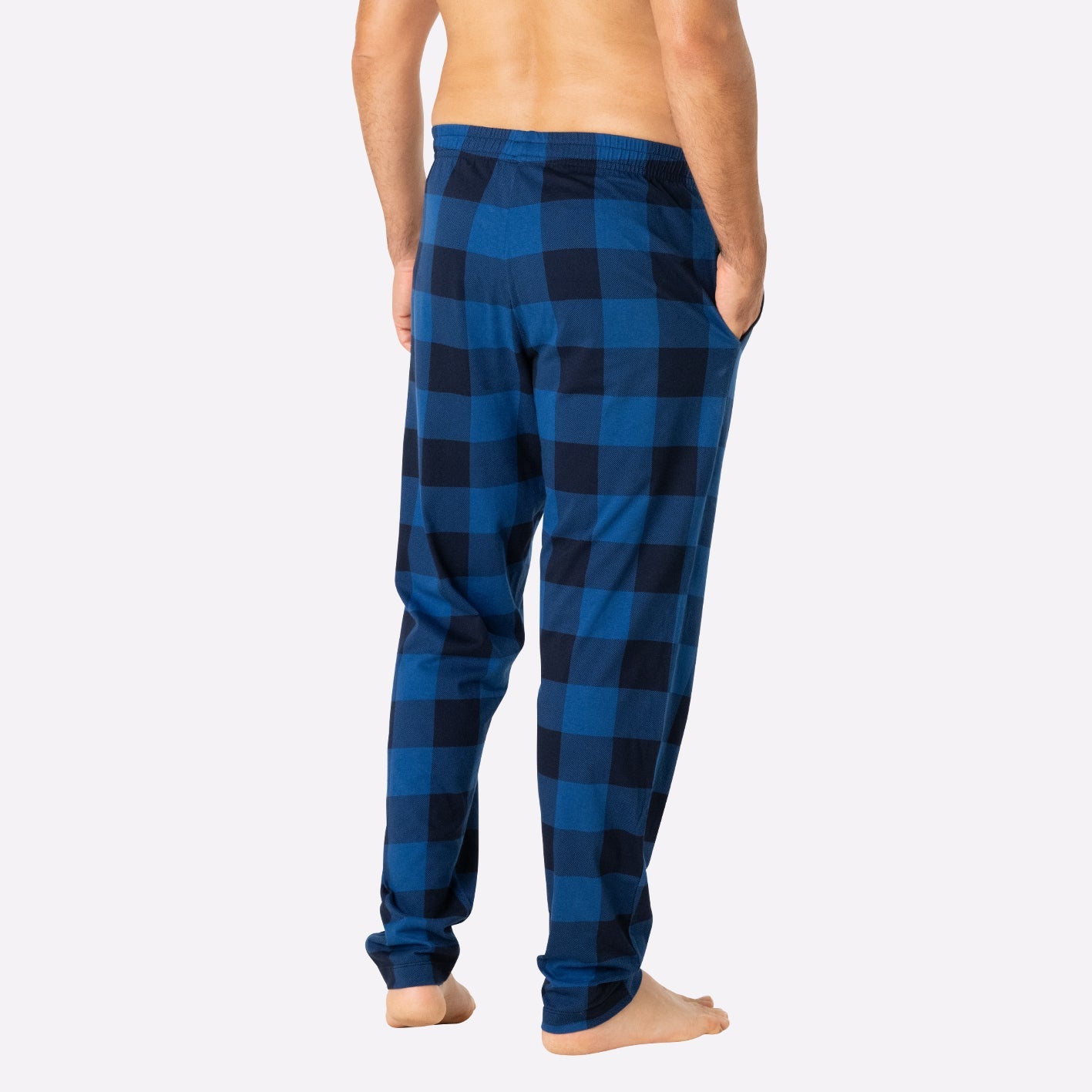 eminence-pyjama-long-ouvert-homme-camper-100-coton-marine image 5