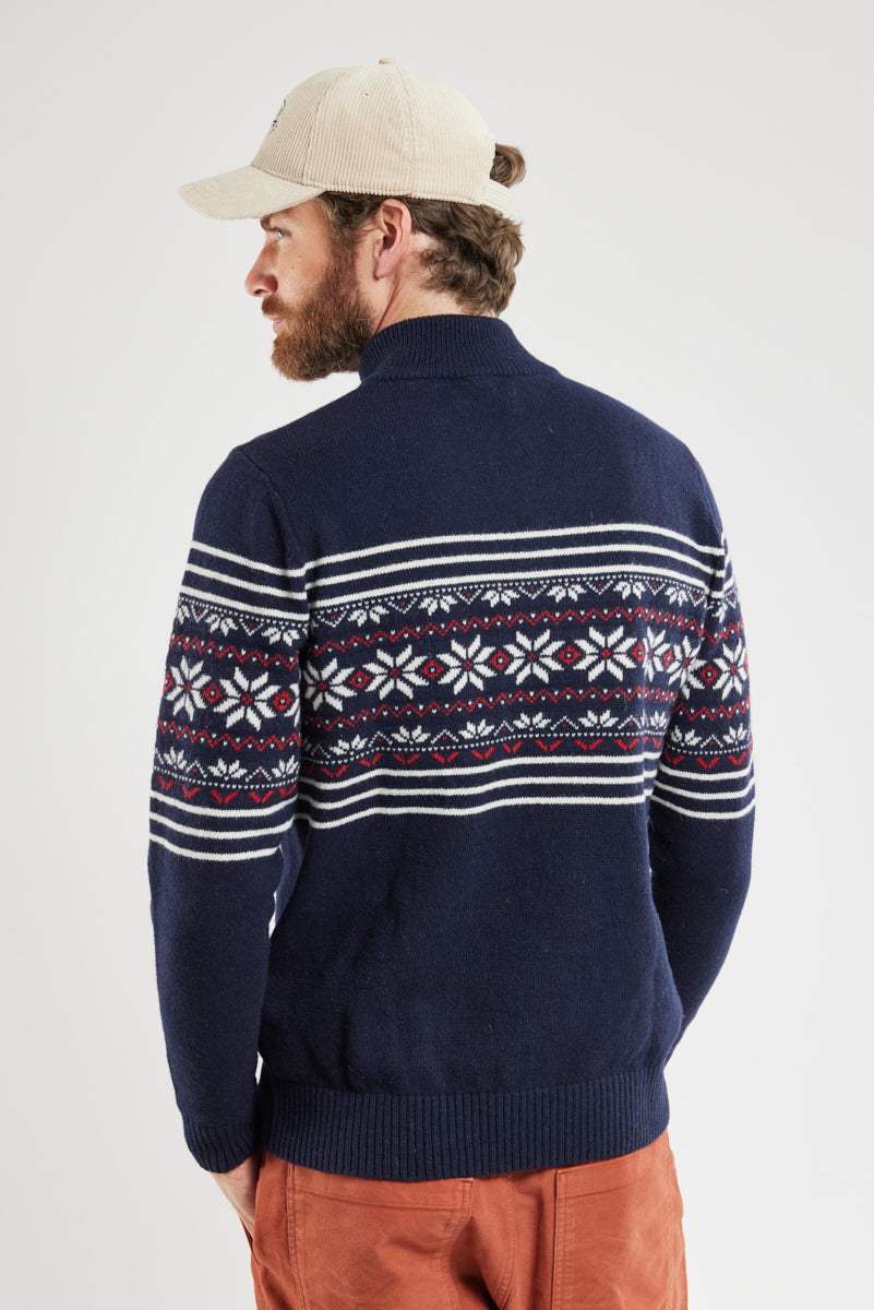 armor-lux-pull-de-no-l-homme-camionneur-jacquard-ecopure-recycl image 3