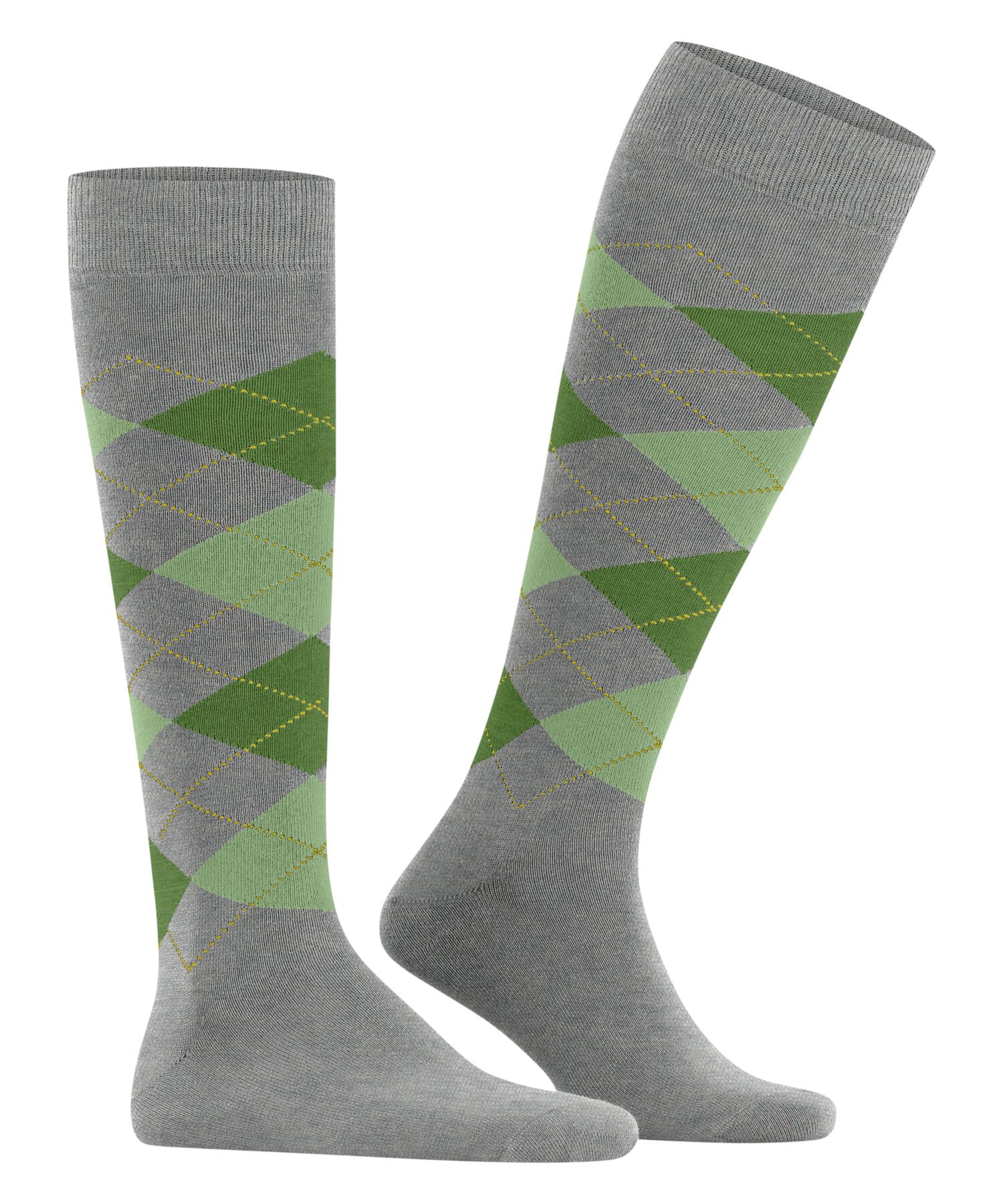burlington-king-chaussettes-longues-homme-coton-fantaisie-gris-light-grey-3227-4 image 4