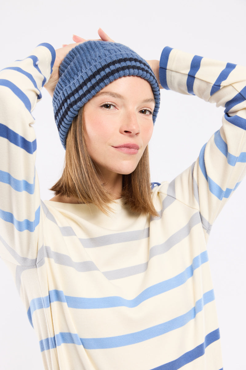 armor-lux-bonnet-torsad-femme-laine-80-20-x-23-cm image 1