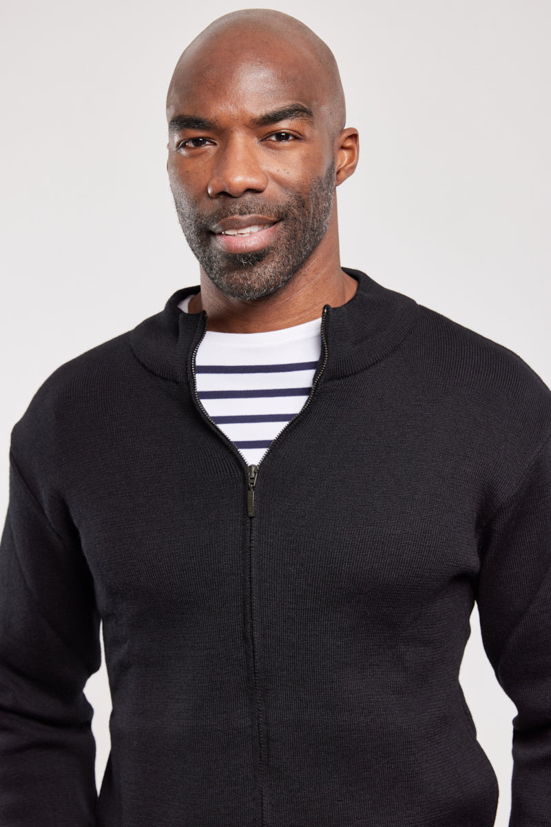 armor-lux-cardigan-plouescat-homme-100-laine-zipp-col-montant image 4