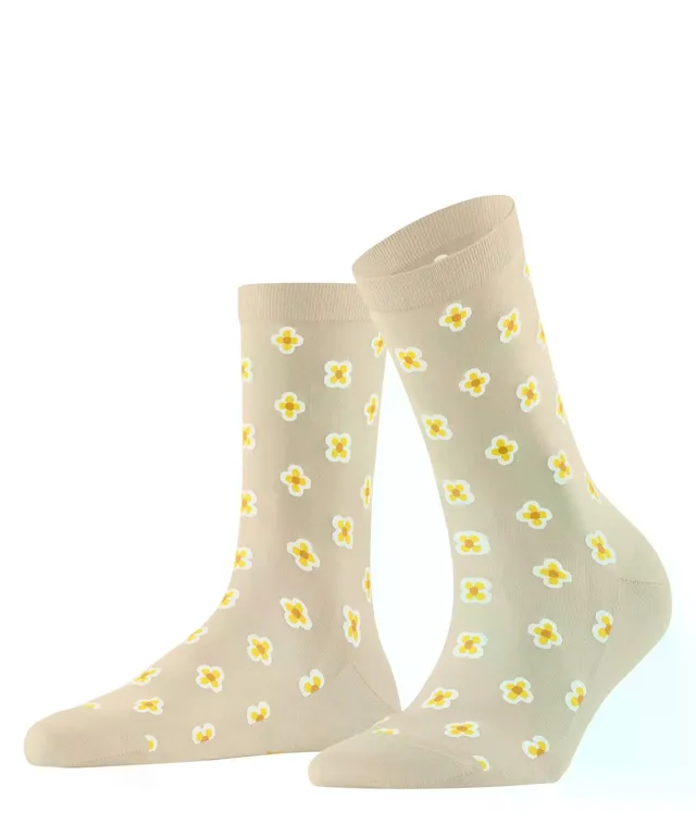 burlington-daisy-days-chaussettes-femme-coton-respirant image 1