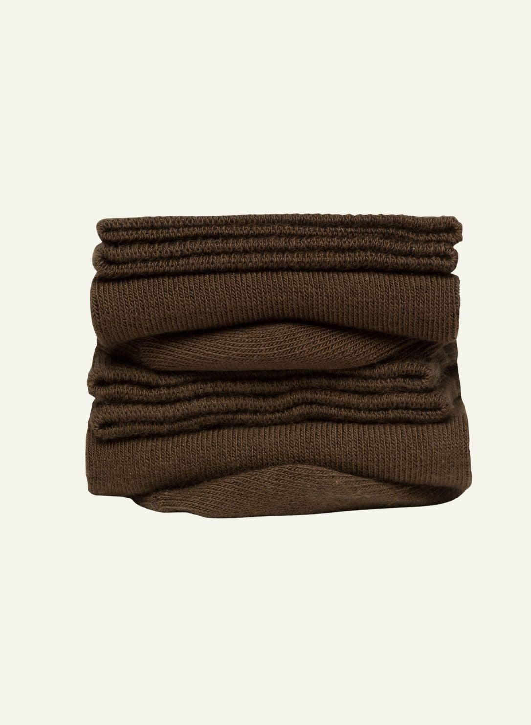 archiduchesse-de-ville-marron-chocolat-chaussettes-mi-hautes-unisexes image 1