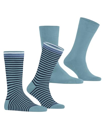 burlington-everyday-stripe-mixed-multipack-chaussettes-homme-2-paires-bleu-key-l image 8