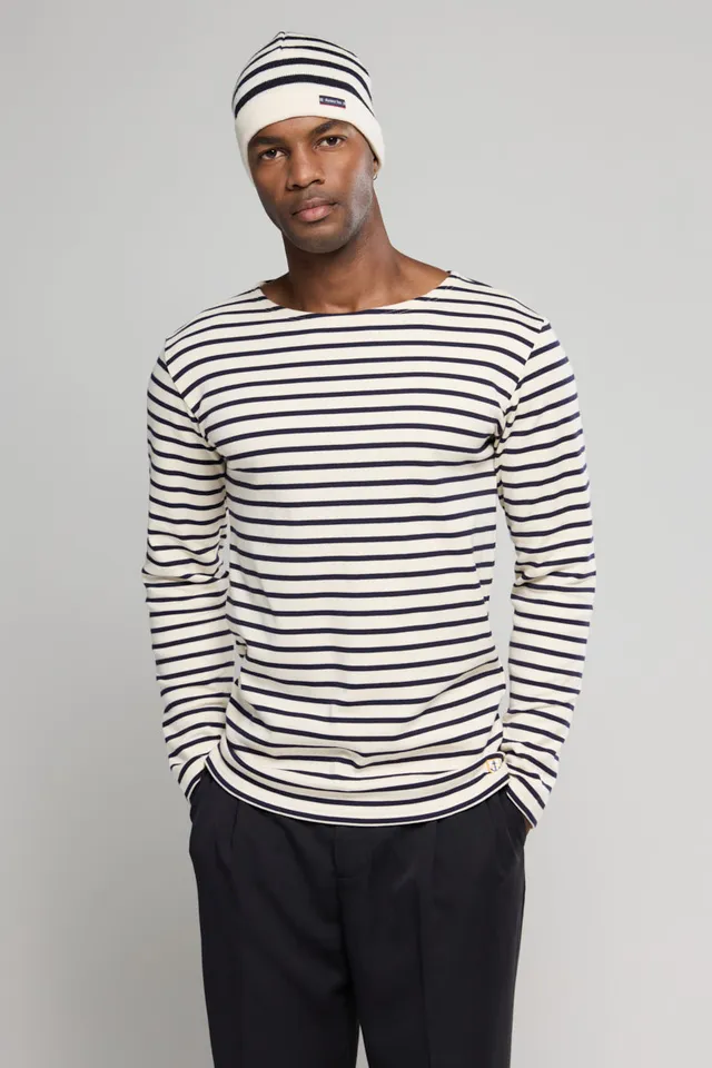 armor-lux-marini-re-homme-coton-pais-260g-m-col-bateau image 1