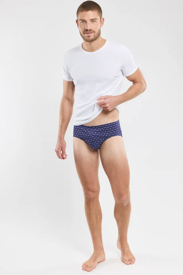 armor-lux-slip-homme-imprim-pois-coton-biologique image 1