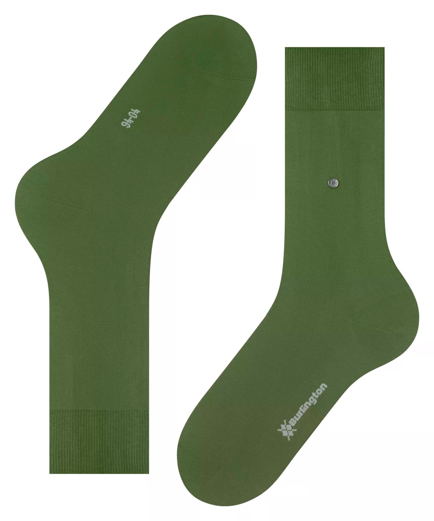 burlington-lord-chaussettes-homme-vert-forest-7657-40-46-coton-unies-1-paire image 5