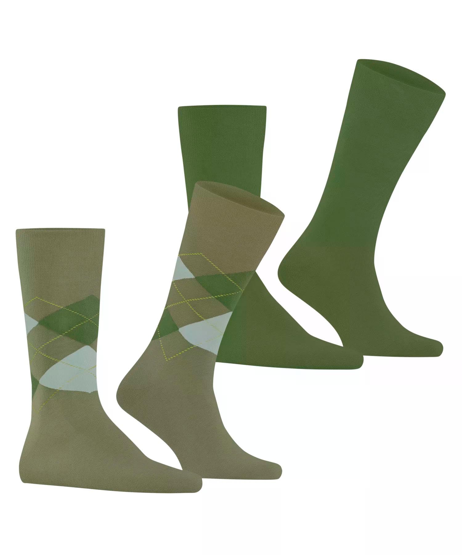 burlington-everyday-argyle-mix-2-pack-chaussettes-homme-coton-respirant image 3