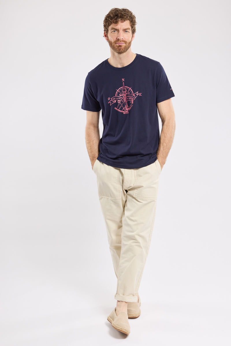 armor-lux-t-shirt-imprim-homme-o-la-mer-coton-l-ger image 3