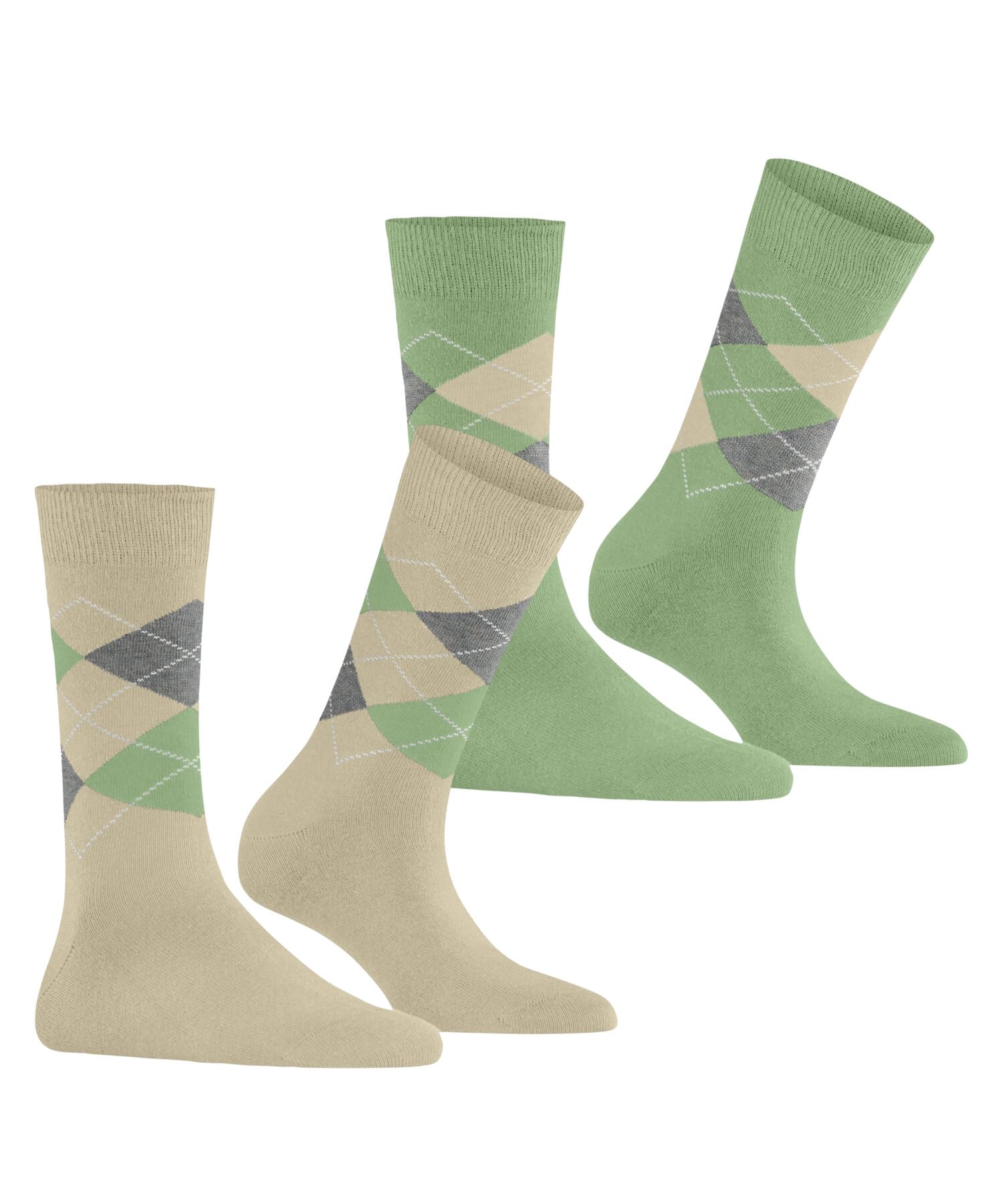 burlington-everyday-argyle-w-so-beige-cream-36-41-2-paires image 3