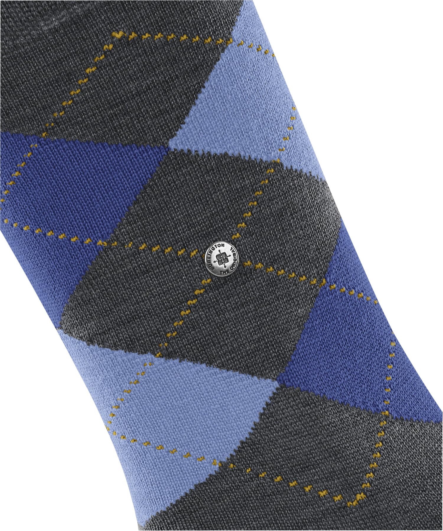 burlington-marylebone-chaussettes-femme-laine-fantaisie-argyle-gris-dark-grey-30 image 4