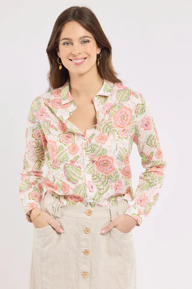 armor-lux-chemise-imprim-e-coton image 1