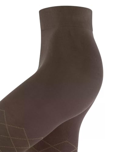 burlington-argyle-affair-collants-femme-coton-fantaisie-marron-maple-brown-5321- image 7