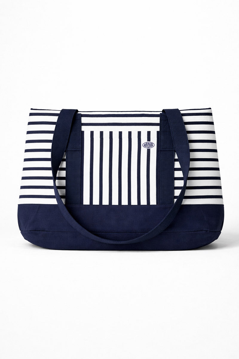 armor-lux-h-ritage-sac-de-plage-ray-coton-30-x-51-cm image 1