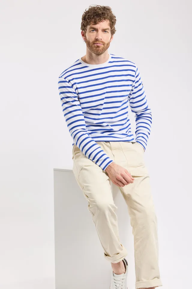 armor-lux-marini-re-crozon-homme-coton-peign-coupe-ajust-e image 1