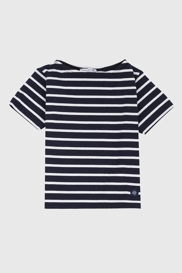 armor-lux-marini-re-kids-manches-courtes-coton-l-ger-enfant-3 image 1
