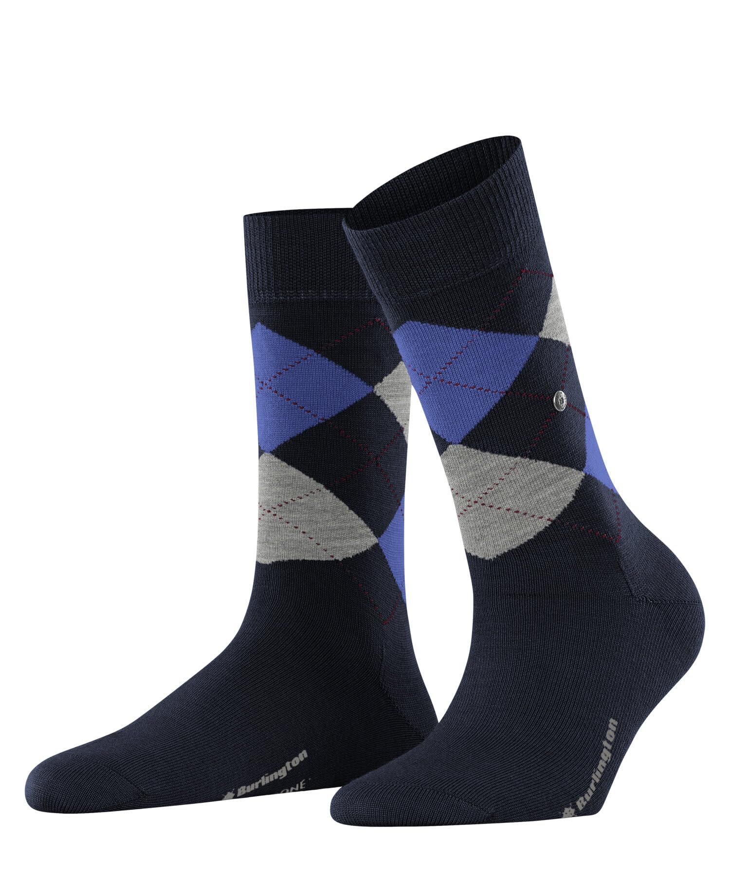 burlington-marylebone-chaussettes-femme-laine-bleu-marine-36-41 image 1