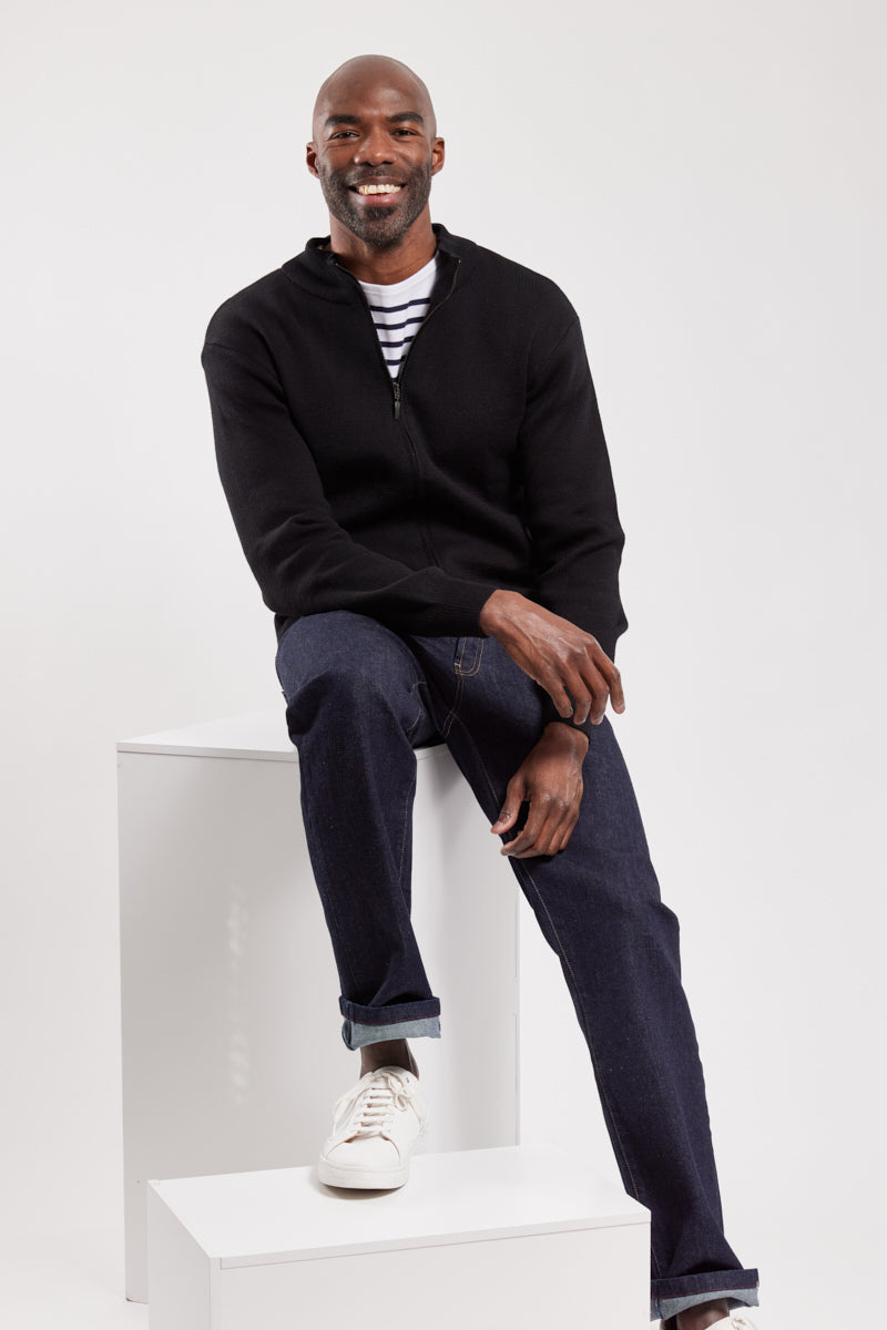 armor-lux-cardigan-plouescat-homme-100-laine-zipp-col-montant image 5