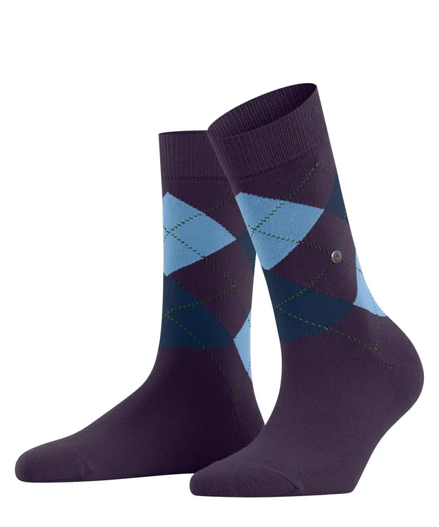 burlington-queen-chaussettes-femme-coton-bio-rouge-wineberry-8761-41-45 image 1