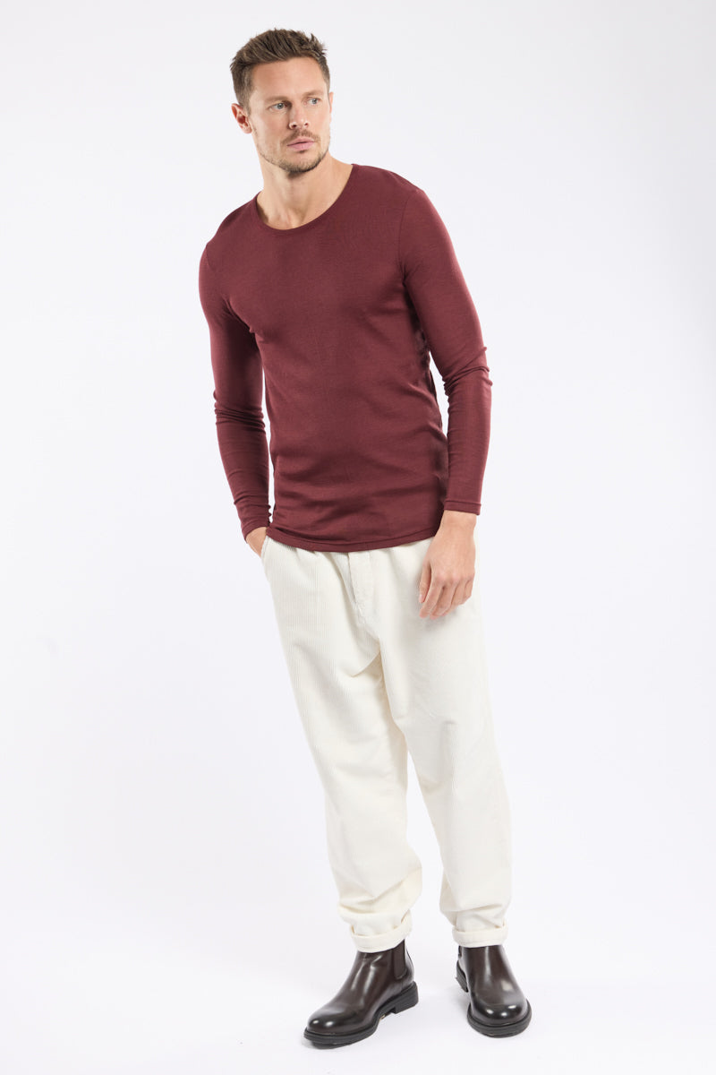 armor-lux-t-shirt-manches-longues-homme-laine-et-soie image 3