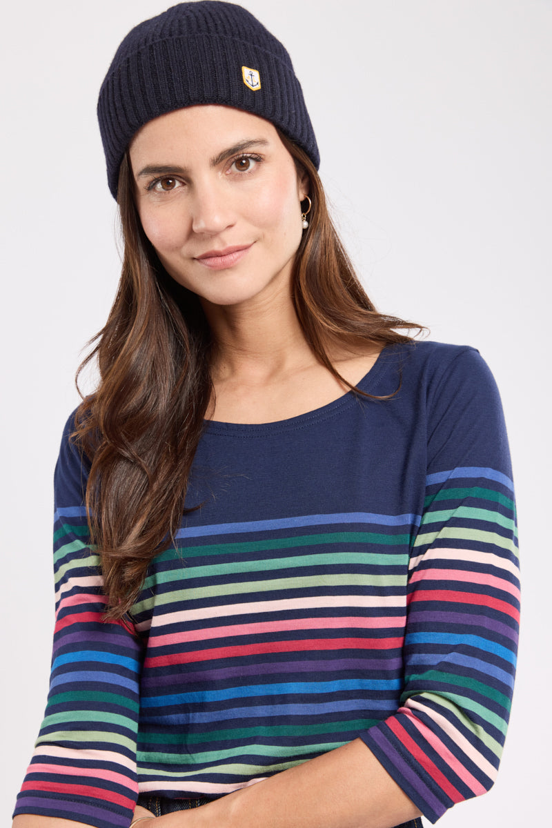 armor-lux-marini-re-10-couleurs-femme-coton-manches-3-4-2 image 2