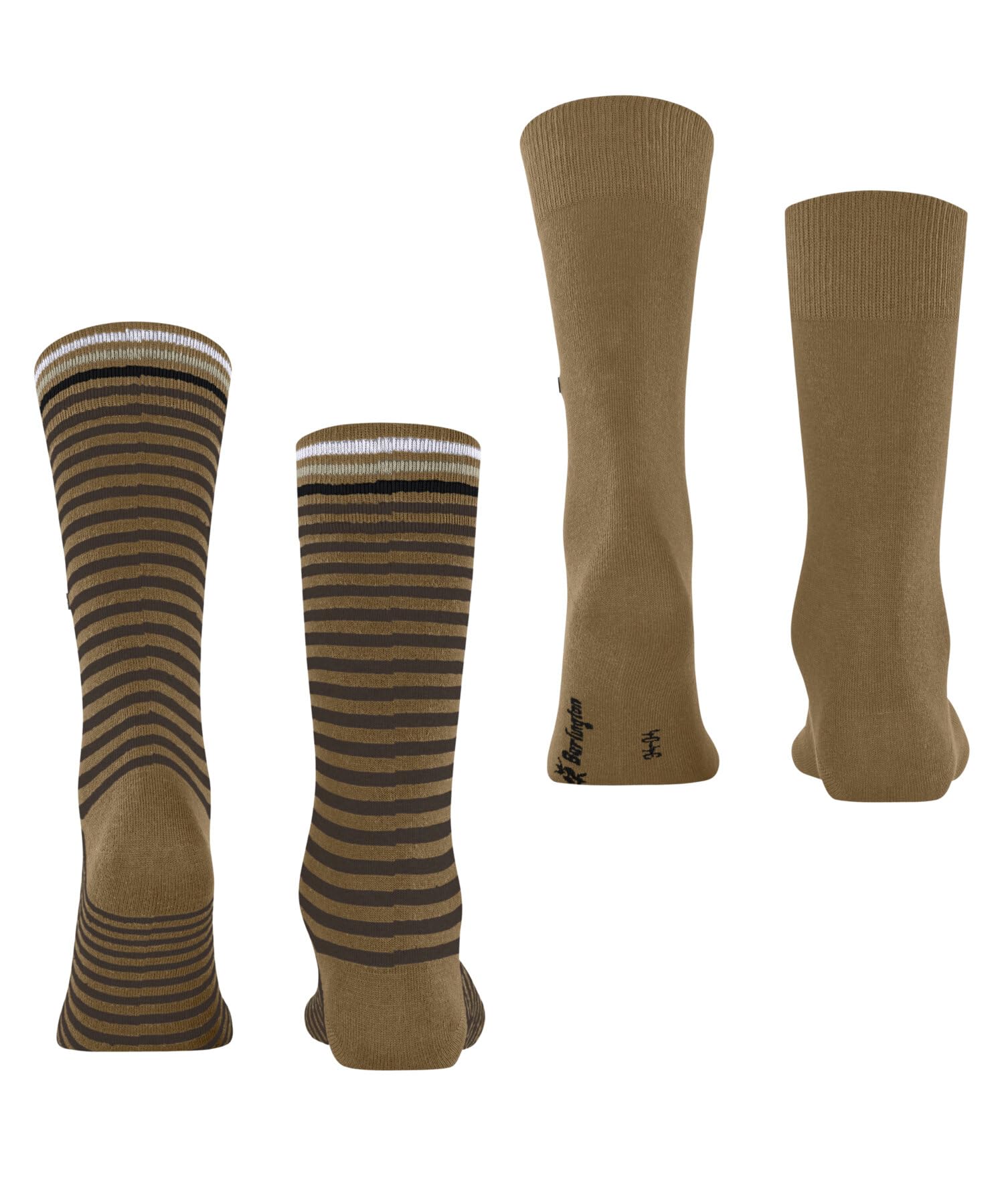 burlington-everyday-stripe-mixed-lot-de-2-paires-chaussettes-homme-coton-respira image 2