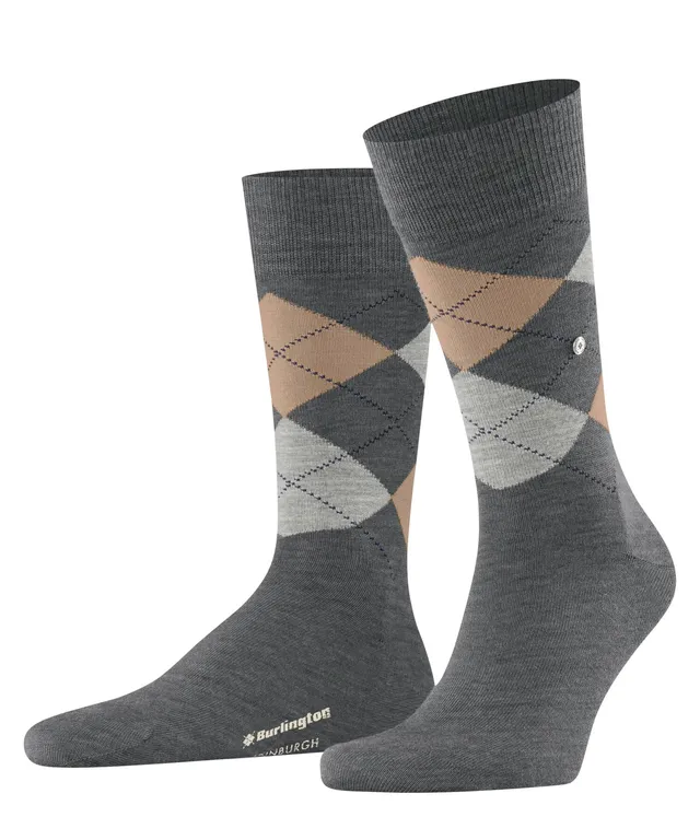 burlington-edinburgh-chaussettes-homme-laine-gris-dark-grey-3070-40-46 image 1